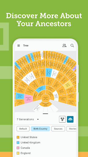 FamilySearch Tree ekran görüntüsü