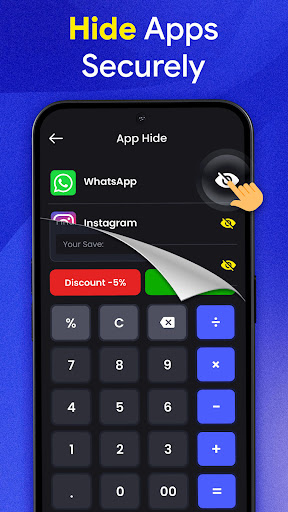 Calculator Vault: Hide Photos ekran görüntüsü