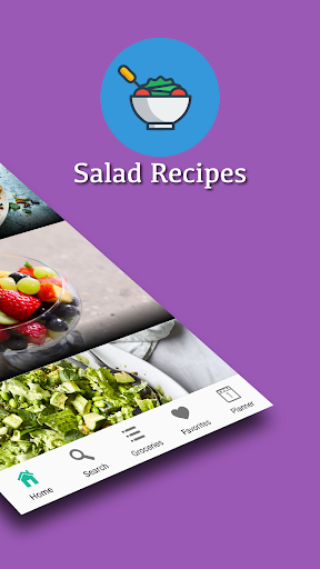 Salad Recipes - Grocery Lists  ekran görüntüsü