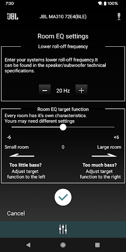EZ Set EQ ekran görüntüsü