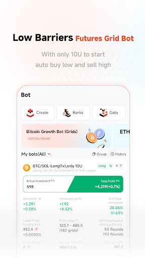 Pionex - Crypto Trading Bot ekran görüntüsü