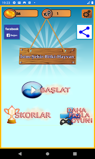 İsim Şehir Bitki Hayvan ekran görüntüsü