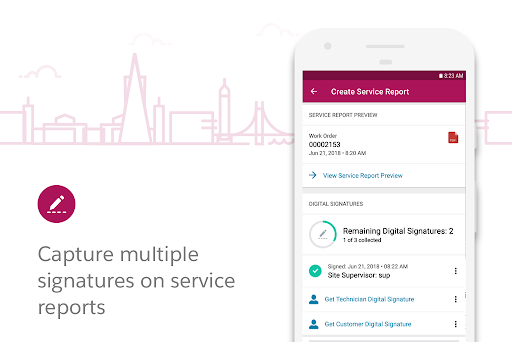 Salesforce Field Service ekran görüntüsü