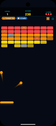 Brick Breaker ekran görüntüsü