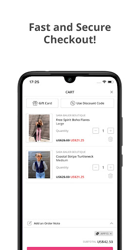 Sara Bauer Boutique ekran görüntüsü