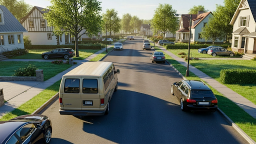 Van Simulator Mini Bus Game 3D ekran görüntüsü