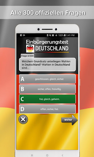 Einbürgerungstest 2024 ekran görüntüsü