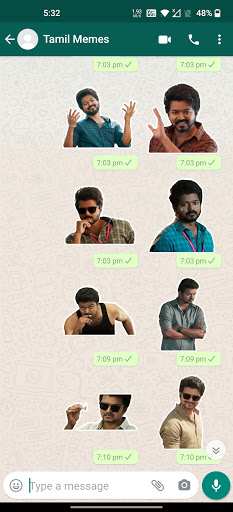 Vijay's Master Stickers ekran görüntüsü