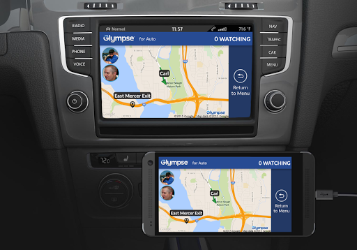 Glympse for Auto - Share GPS ekran görüntüsü