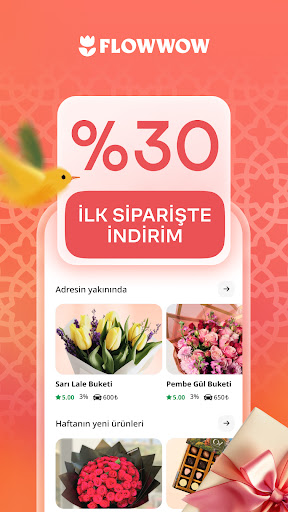 Flowwow: Hediye, Çiçek teslimi ekran görüntüsü