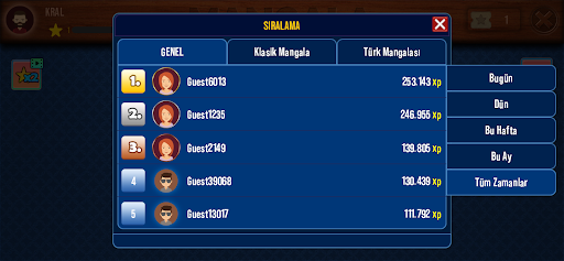 Mangala Türk Online Zeka Oyunu ekran görüntüsü