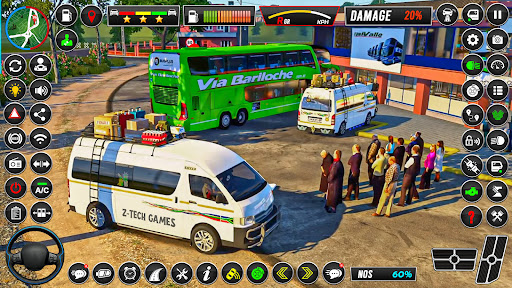 Bus Simulator 3D Euro Bus Game ekran görüntüsü