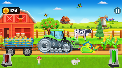 Farm Tractor Vehicles for Kids ekran görüntüsü