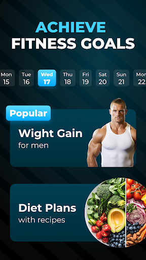 Weight Gain App for Men ekran görüntüsü