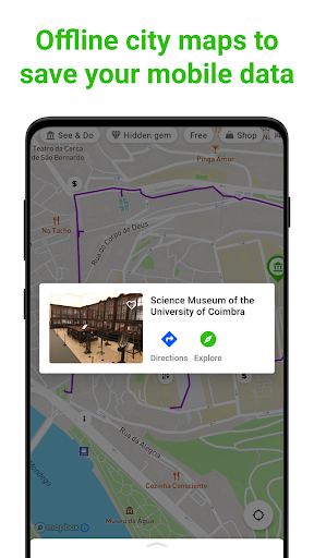 Coimbra Tour Guide:SmartGuide ekran görüntüsü
