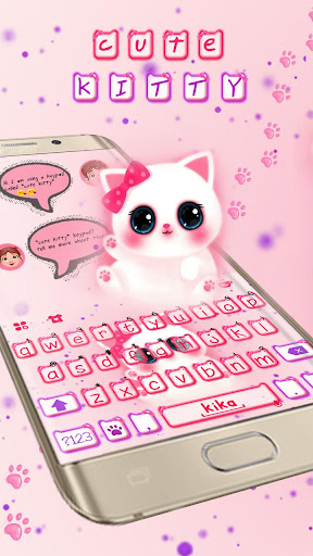 Cute Kitty Tema ekran görüntüsü