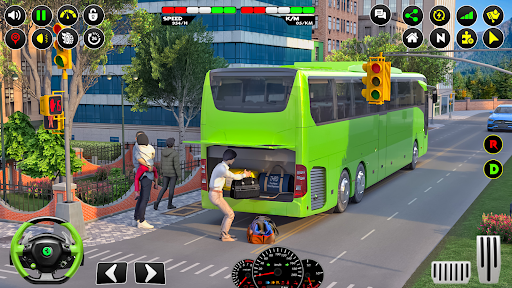 City Coach Bus Games Offline ekran görüntüsü