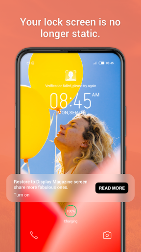 Magazine Lockscreen ekran görüntüsü