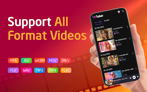 Video oynatıcı - wTuber ekran görüntüsü