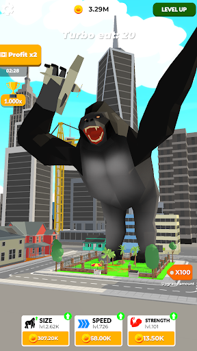 Idle Gorilla: Evolution Empire ekran görüntüsü