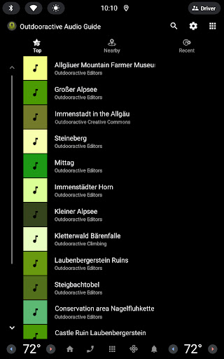 Outdooractive Audio Guide ekran görüntüsü