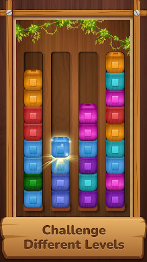Wood Sort - Color Puzzle Game ekran görüntüsü