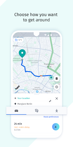 HERE WeGo BETA ekran görüntüsü