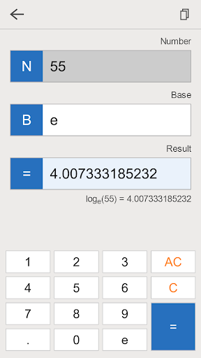 Logarithm Calculator Pro ekran görüntüsü