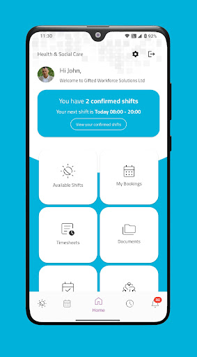 Gifted Workforce Solutions App ekran görüntüsü