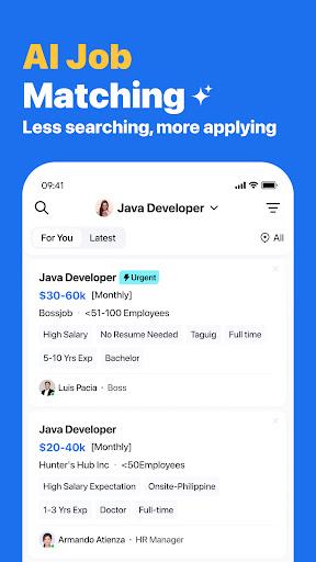 bossjob: Chat & Job Search ekran görüntüsü
