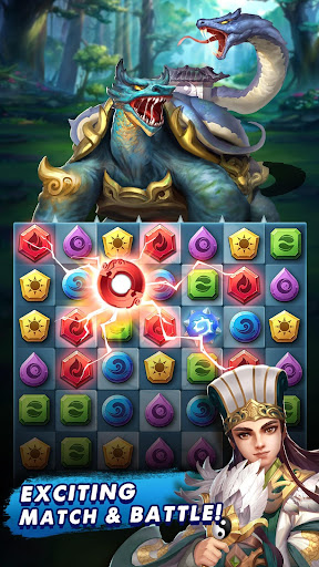 Three Kingdoms & Puzzles: Matc ekran görüntüsü