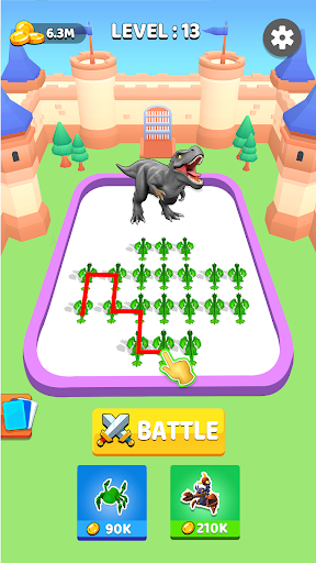Monster Merge Dinosaur Games ekran görüntüsü