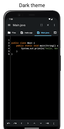 Code Editor ekran görüntüsü