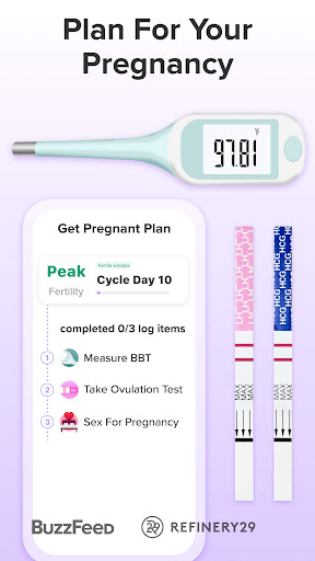 Ovulation Tracker App | Glow ekran görüntüsü