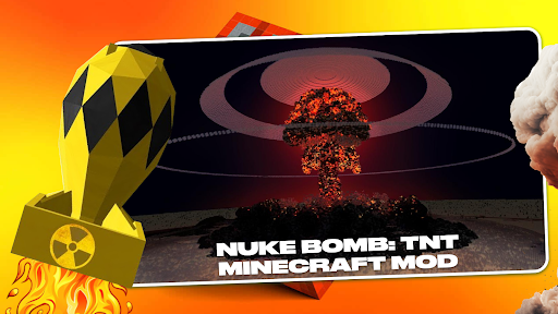 Nuke Bomb: TNT Minecraft Mod ekran görüntüsü