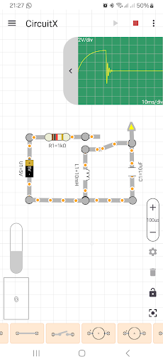 CircuitX: Circuit Simulator ekran görüntüsü