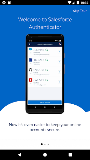 Salesforce Authenticator ekran görüntüsü