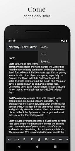 Notably Text Editor - Writer & ekran görüntüsü