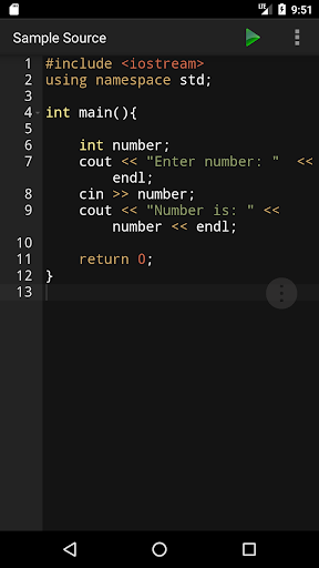 C/C++ Programming Compiler ekran görüntüsü