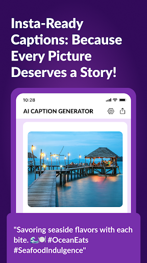 AI Caption Generator, Writer ekran görüntüsü