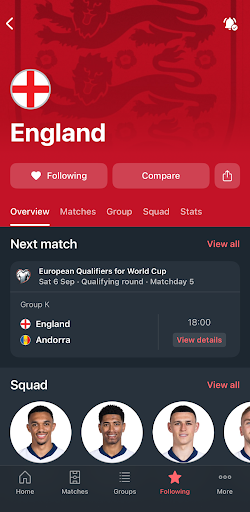 UEFA EURO & Nations League ekran görüntüsü