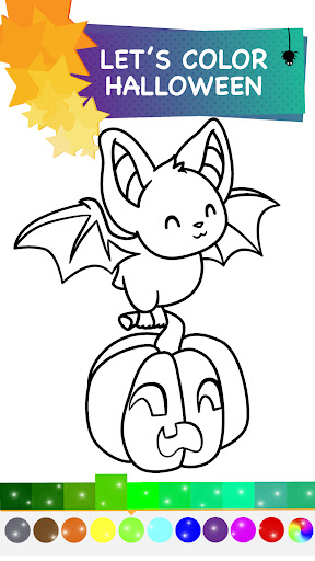 Happy Halloween Coloring ekran görüntüsü