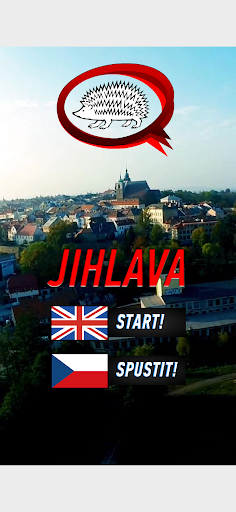 Jihlava pěšky ekran görüntüsü