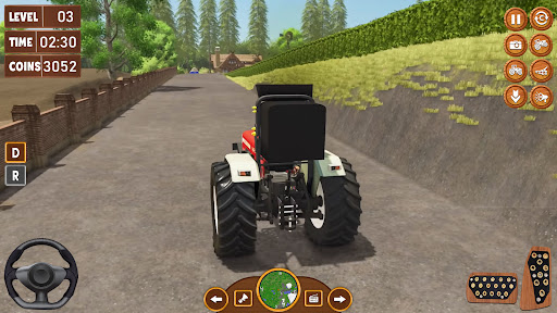 Indian Tractor Game 3d Tractor ekran görüntüsü
