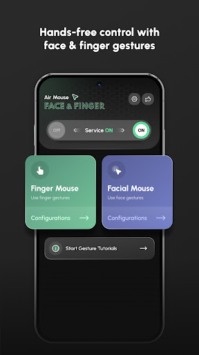 Facial & Finger Mouse Controls ekran görüntüsü