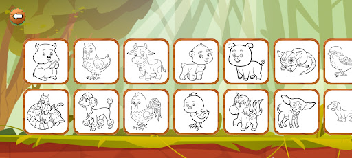 Hayvan Boyama App For Kids ekran görüntüsü
