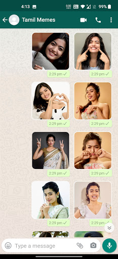 Rashmika Stickers ekran görüntüsü