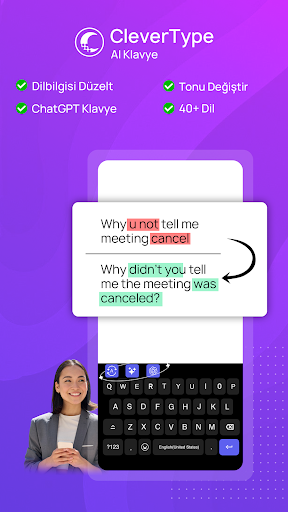 CleverType AI Klavye ekran görüntüsü