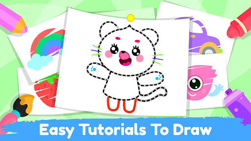 Drawing for Kids Coloring Game ekran görüntüsü