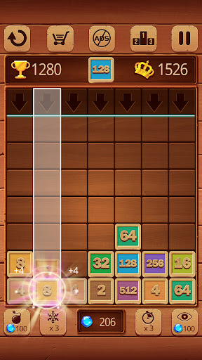 Merge Numbers : Wooden edition ekran görüntüsü